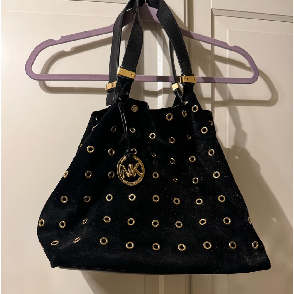 Michael Kors genuine suede handbag